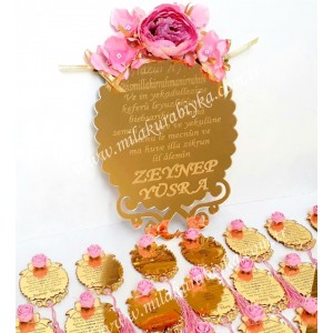 Pleksi Nazar Ayetli Kapı Süsü